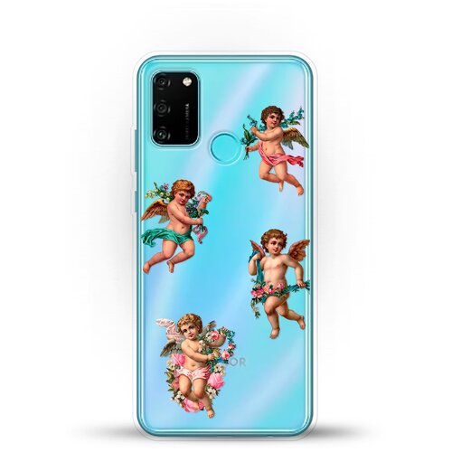 фото Силиконовый чехол ангелочки на honor 9a andy & paul