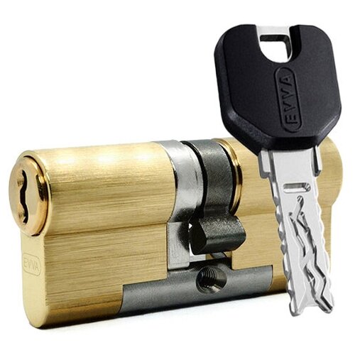 фото Цилиндр evva 4ks ключ-ключ (размер 51х31 мм) - латунь (5 ключей)