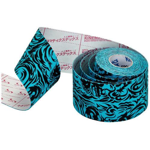 фото Кинезио тейп spol, tatoo kinematics tex, 5см*5м, голубой