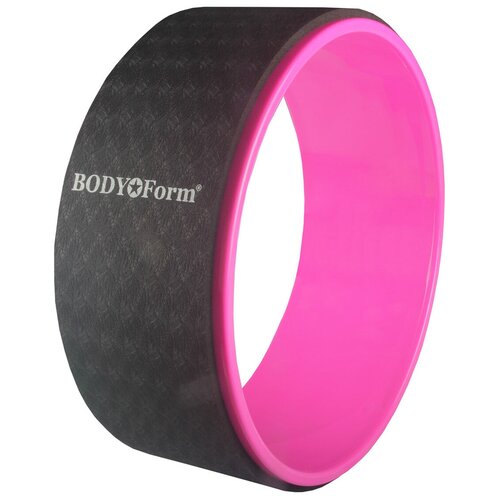 фото Колесо для йоги body form bf-yw01 black/pink