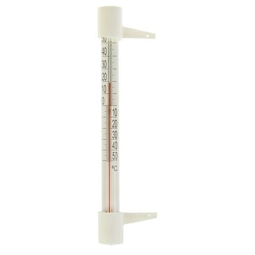 фото Пластиковый термометр оконный "стандартный" в пакете, 4 шт. yandex market
