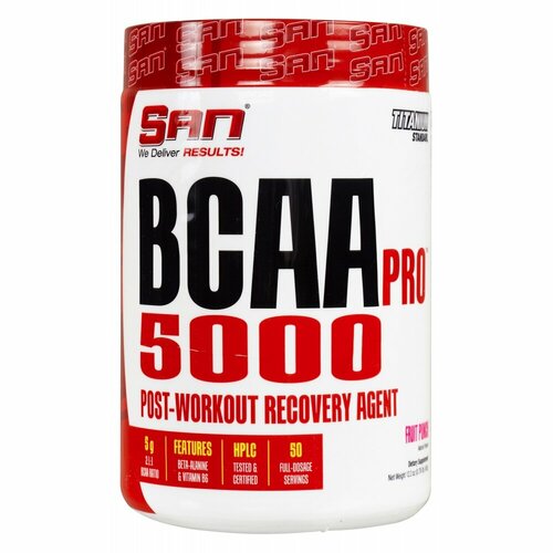 фото Bcaa-pro 5000, 335 г, strawberry kiwi / клубника киви s.a.n.