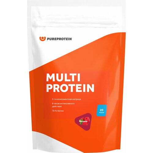 фото Протеин мультикомпонентный pureprotein 600 гр./малина pure protein
