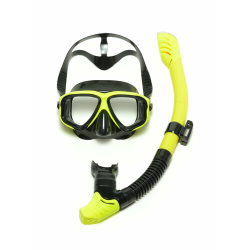 фото Профессиональная маска для ныряния с трубкой и плавания или сноркелинга sport invent