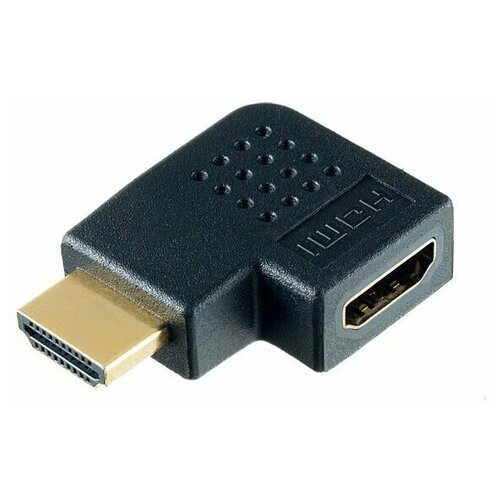 фото Переходник perfeo угловой горизонтальный hdmi a вилка - hdmi a розетка (a7011)