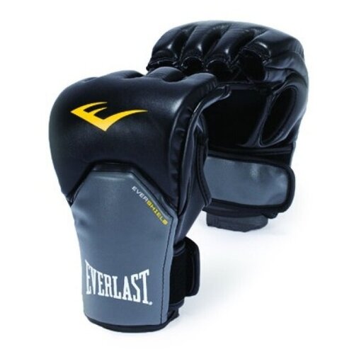 фото Everlast перчатки everlast competition style mma черно-серые