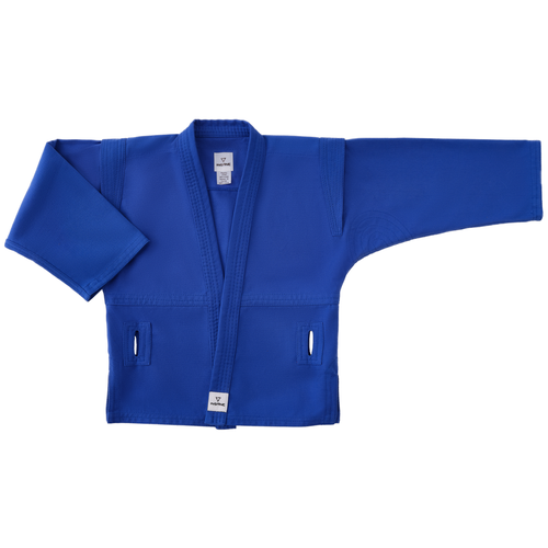 фото Куртка для самбо insane start in22-sj300, хлопок, синий, детский, 40-42