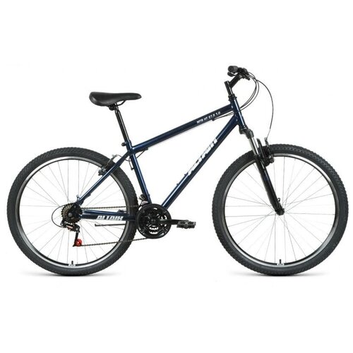 фото Велосипед горный хардтейл altair mtb ht 27,5 1.0 27.5" 17" темно-синий/серебристый rbkt1m17g001 2021