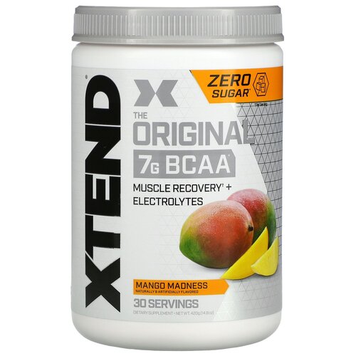 фото Аминокислотный комплекс scivation xtend original bcaa, манго, 420 гр.