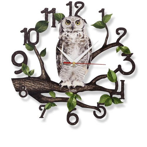 фото Настенные часы "forest owl" 31 ost