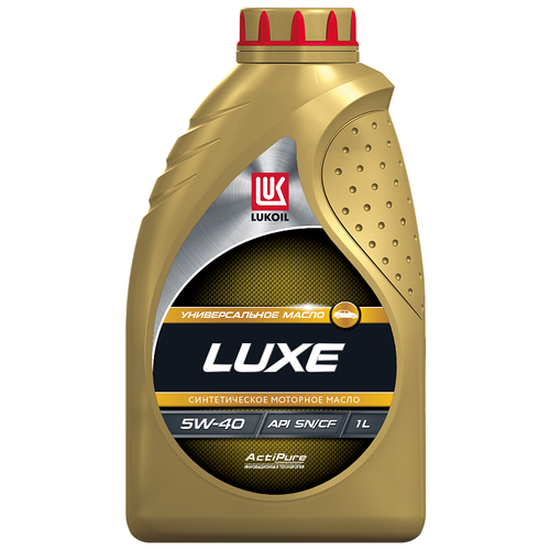 фото Масло моторное синтетическое lukoil luxe 5w-40, 1л лукойл