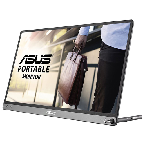 фото Монитор lcd 15.6” mb16ac asus 15.6" zenscreen mb16ac портативный монитор, usb type-c, full hd (1920x1080), ips, фильтрация синего света, минимизация мерцания, сертификация tuv, совместимость с usb type-a [90lm0381-b01170]