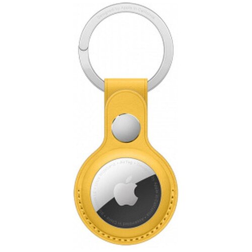 фото Брелок- подвеска для airtag leather key ring meyer lemon apple