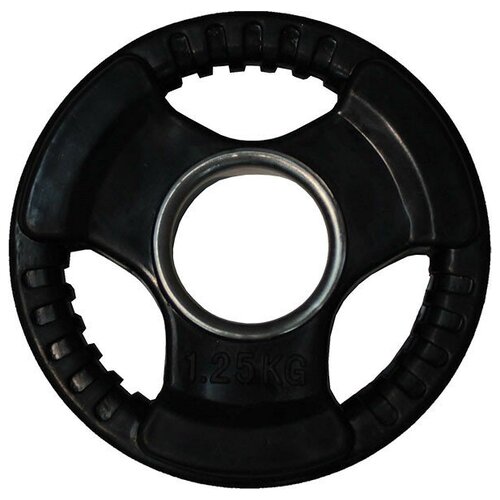 фото Диски zso диск обрезиненный zso черный "3 handle" d-51, от 1,25 до 25 кг. (1.25 кг)