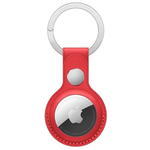фото Чехол apple для airtag с кольцом для ключей красный