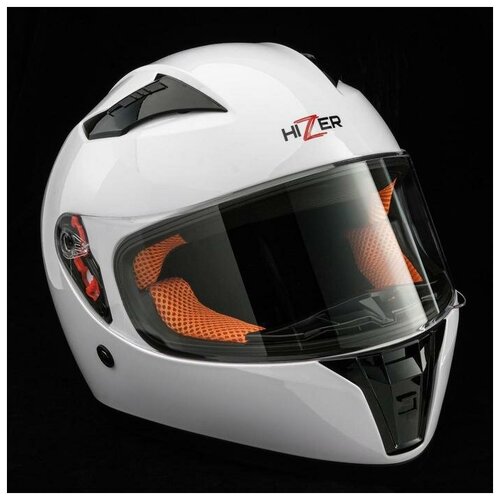 фото Hizer шлем мото hizer 532, размер m, белый