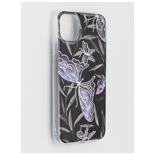 фото Накладка силиконовая flowers для apple iphone 11 вид8 ycase