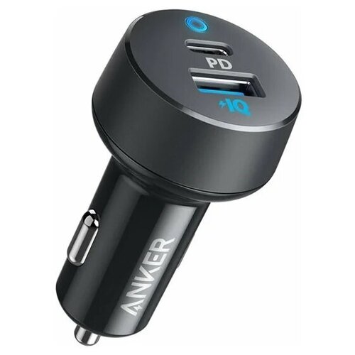 фото Автомобильное зарядное устройство anker power drive pd+ 2 33w "быстрая зарядка" черный