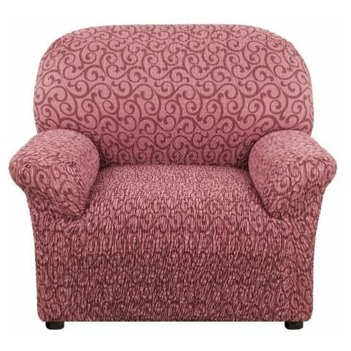 фото Чехол для мебели: чехол на кресло тела безарро бордовый еврочехол