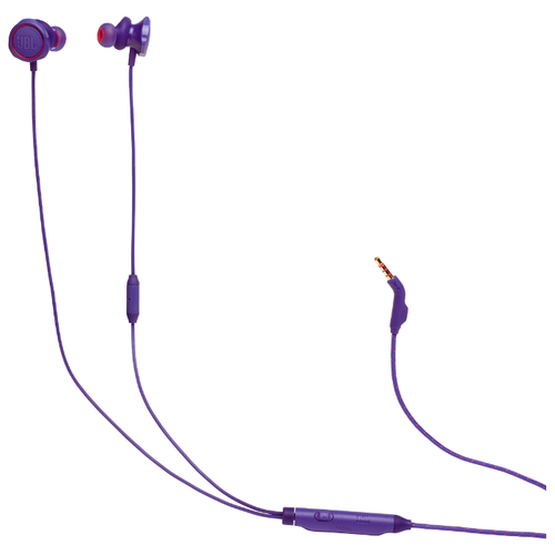 фото Наушники с микрофоном jbl quantum 50, фиолетовый