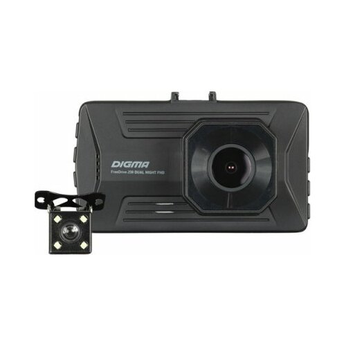 фото Автомобильный видеорегистратор digma freedrive 208 dual night fhd black