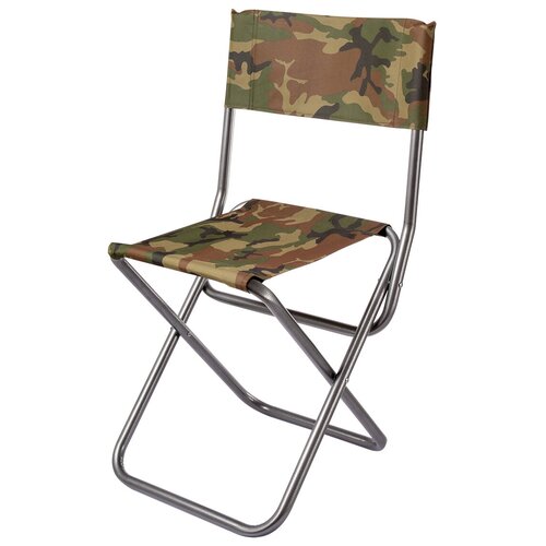фото Складной стул симплбэк эйр 450, со спинкой, камуфляж нато, алюминиевый зонт