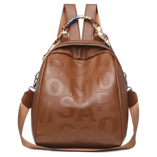 фото Рюкзак женский k2, рюкзак городской, рюкзак дорожный, рюкзак для девочки, коричневый a-9963-brown
