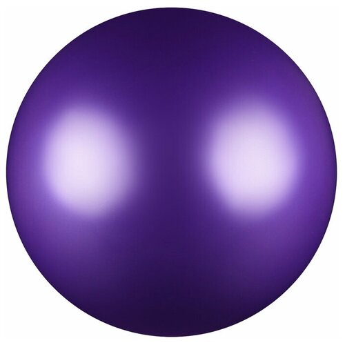 фото Мяч для художественной гимнастики, силикон, металлик, 15 см 300 г, ab2803, цвет фиолетовый 4240959 . сима-ленд