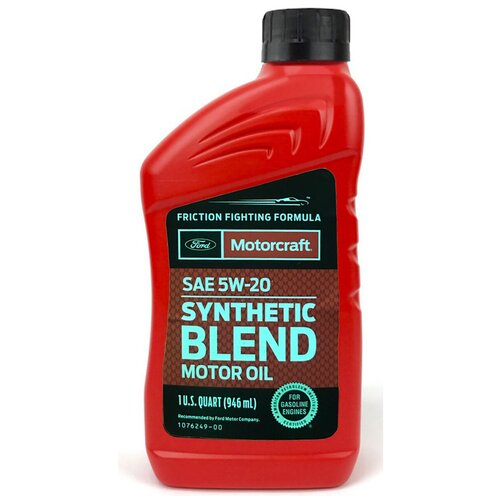 фото Моторное масло ford motorcraft premium synthetic blend motor oil 5w-20 0.946мл xo5w20qsp