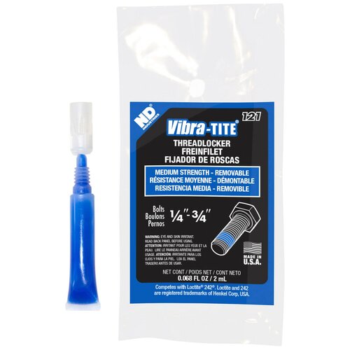 фото Vibra-tite 121 резьбовой фиксатор средней прочности 2 мл