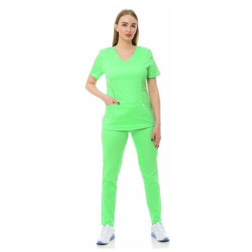 фото Костюм медицинский женский "сантана 5" 117.3.5 (42/зеленый/стрейч мед) medicalwear
