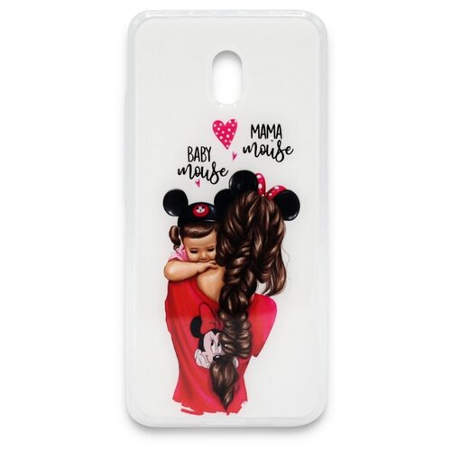 фото Чехол силиконовый girl style для xiaomi redmi 8a baby mama ycase