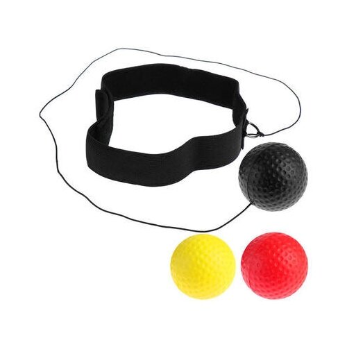 фото Эспандер "боевой мяч", для боксёра, теннисиста, набор 3 мяча