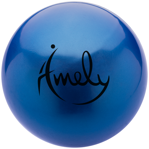 фото Мяч для художественной гимнастики agb-301 15 см, синий amely