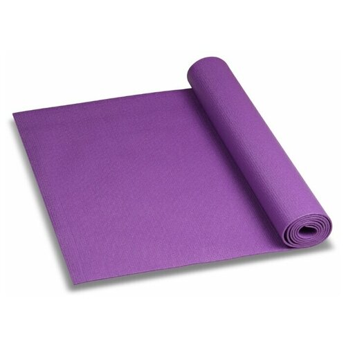фото Yg06 коврик для йоги и фитнеса indigo pvc фиолетовый 173*61*0,6 см