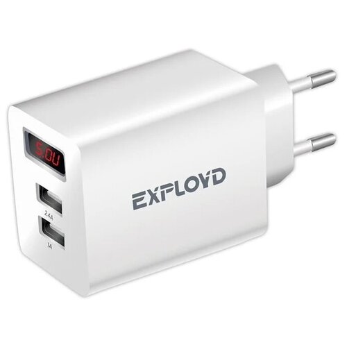 фото Зарядное устройство exployd sonder 2хusb 3.4a ex-z-791