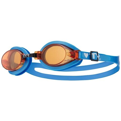 фото Очки для плавания детские tyr qualifier goggle (3-10 лет), цвет 700 (amber)