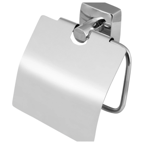 фото Держатель для туалетной бумаги sensea «kvadro» с крышкой цвет хром