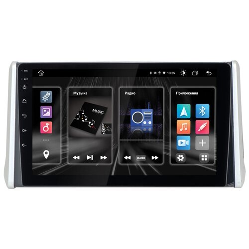 фото Автомагнитола toyota rav4 18+ incar dta4-2204 (android 10) 10" / 1280x720 / bluetooth / wi-fi / dsp / память 4gb / встроенная 64gb