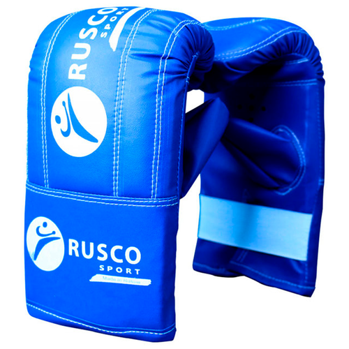 фото Перчатки снарядные, кожзам, синий rusco размер l rusco sport