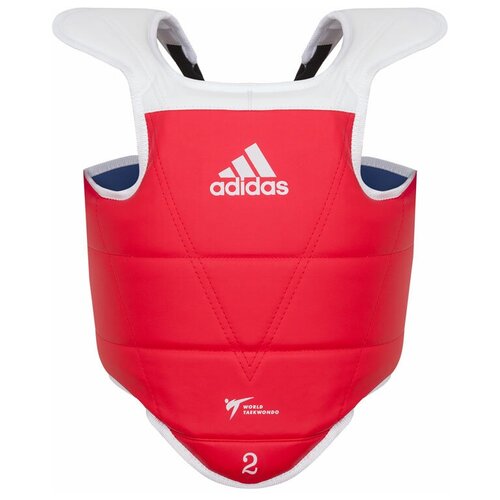 фото Защита корпуса двухсторонняя kids body protector reversible wt сине-красная (размер m) adidas