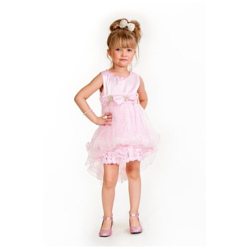 фото Платье cascatto, размер 3-4/98-104, розовый