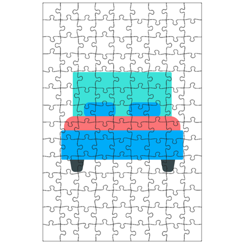 фото Магнитный пазл 27x18см."кровать, икона, устала" на холодильник lotsprints