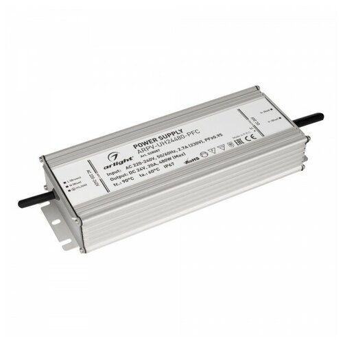 фото Блок питания arpv- uh24480- pfc (24v, 20a, 480w) (arlight, ip67 металл)