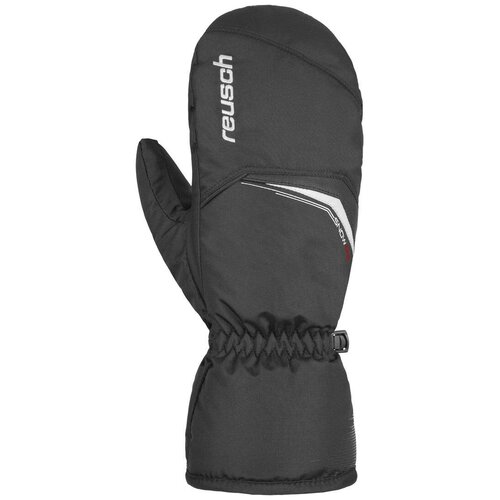 фото Варежки reusch 2021-22 snow king mitten black/white (inch (дюйм):8.5)