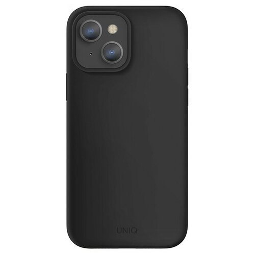 фото Чехол uniq для iphone 13 lino, черный