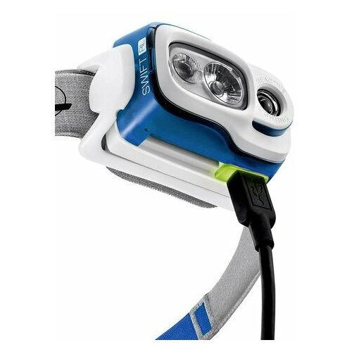 фото Фонарь светодиодный налобный petzl swift rl синий, 900 лм, аккумулятор