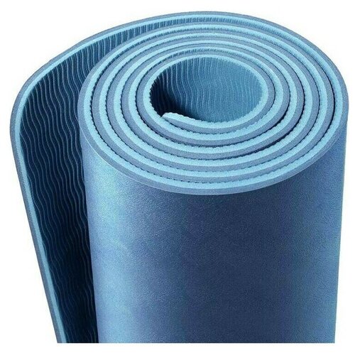 фото Коврик для йоги и фитнеса tpe yoga mat pro - blue ymyg- t802 yunmai
