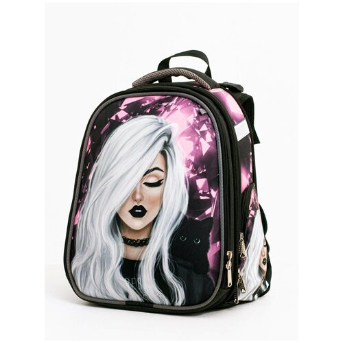 фото Школьный рюкзак/ ранец с ортопедической спинкой для девочки runchik девушка блонд runchick