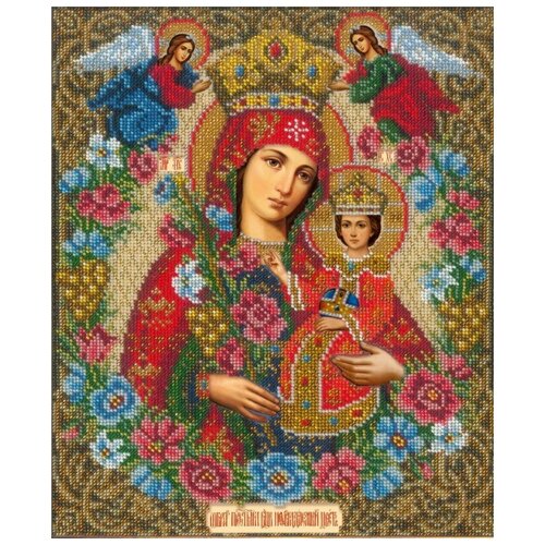 фото Набор богородица неувядаемый цвет 27х32,2 русская искусница 507 27х32,2 русская искусница 507)